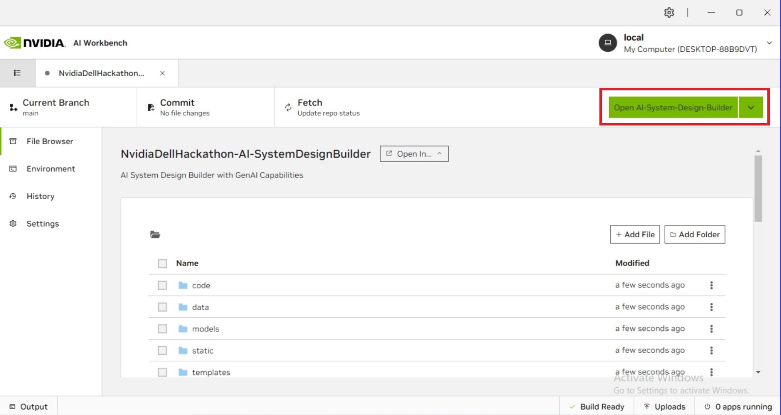 Launch Application